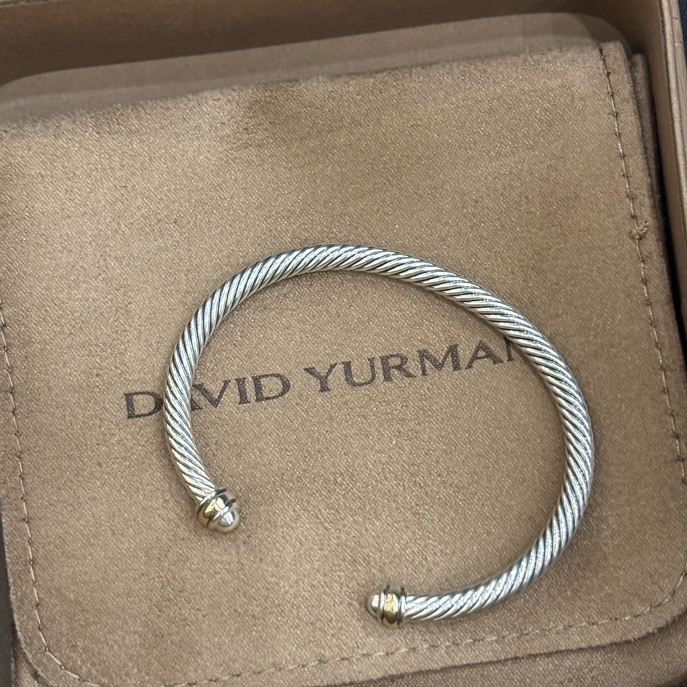 David Yurman Silver Cable Bracelet